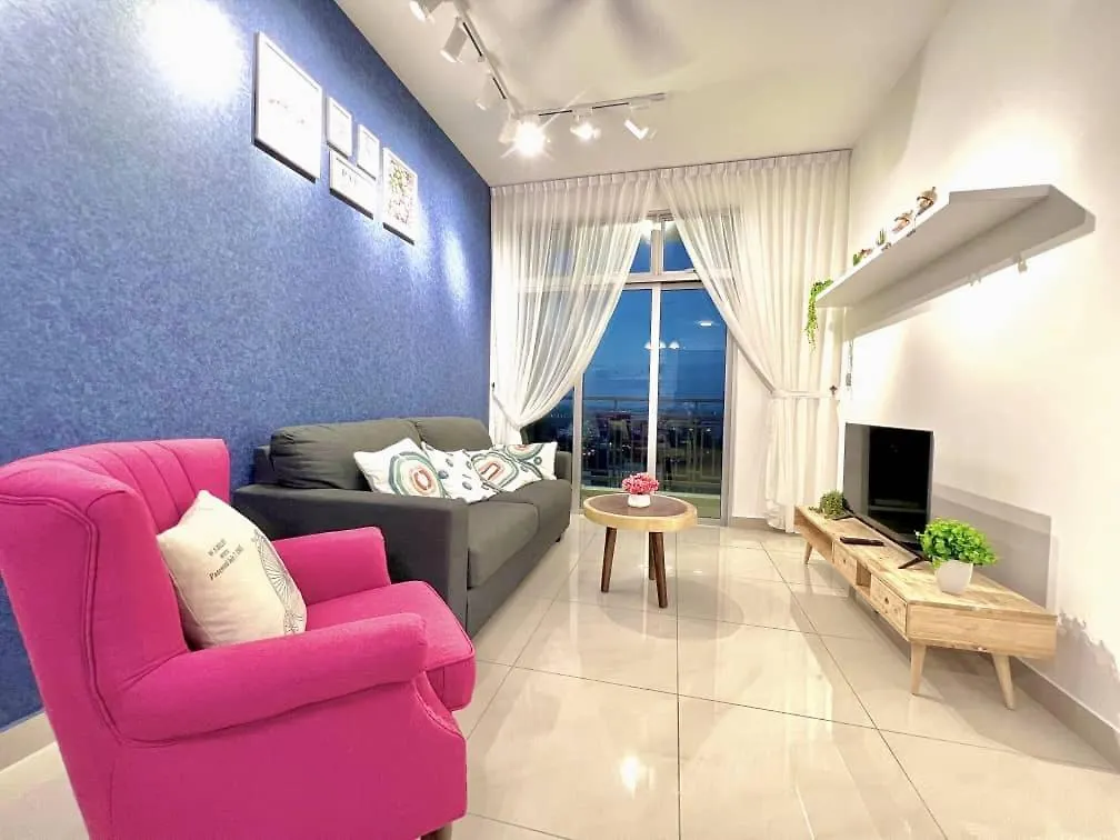Apartmán SKS Habitat 461 2BR 4-5pax Larkin Johor Bahru